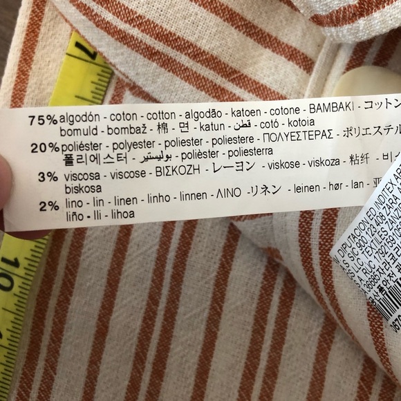 NWT Zara Striped Palazzo Trousers - Picture 8 of 8